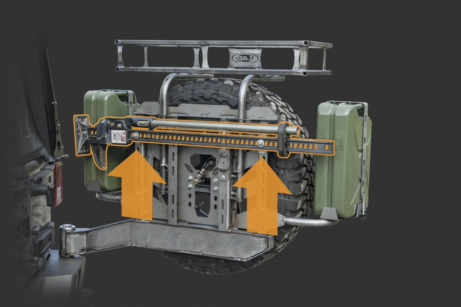 LOD Destroyer Hi-Lift Horizontal Mount Black