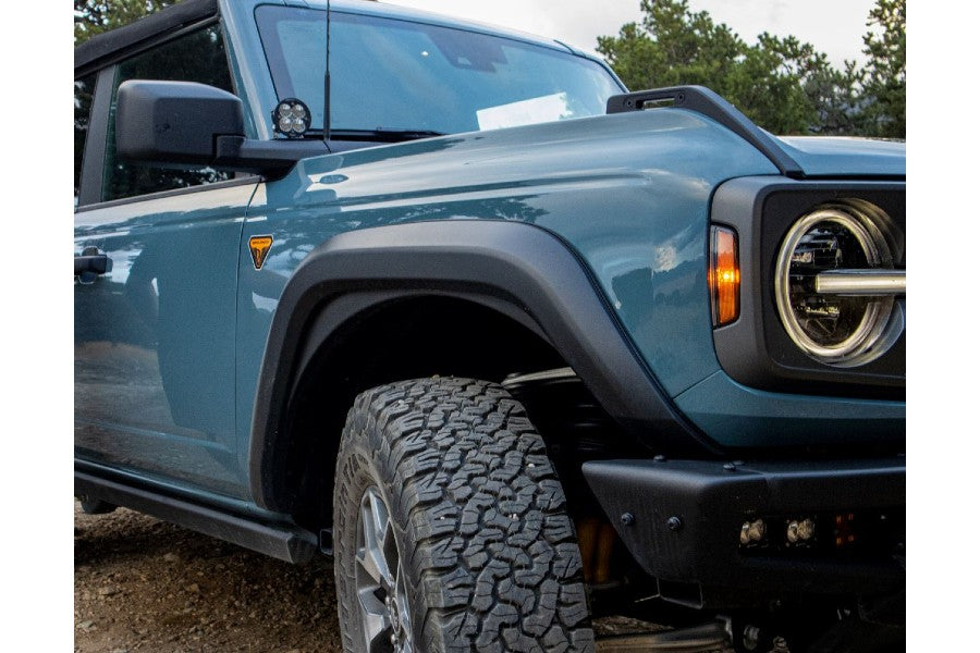 Bestop Front and Rear Fender Flares - Black