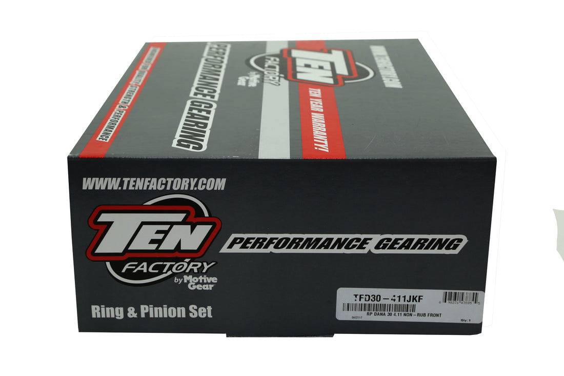 Ten Factory by Motive Gear Dana 30 4.11 Front Ring and Pinion Set