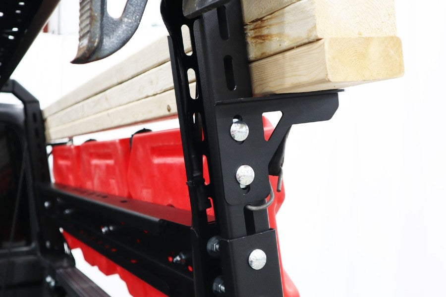 LOD Black Ops Bed Rack Load Bar Tie Downs - Black