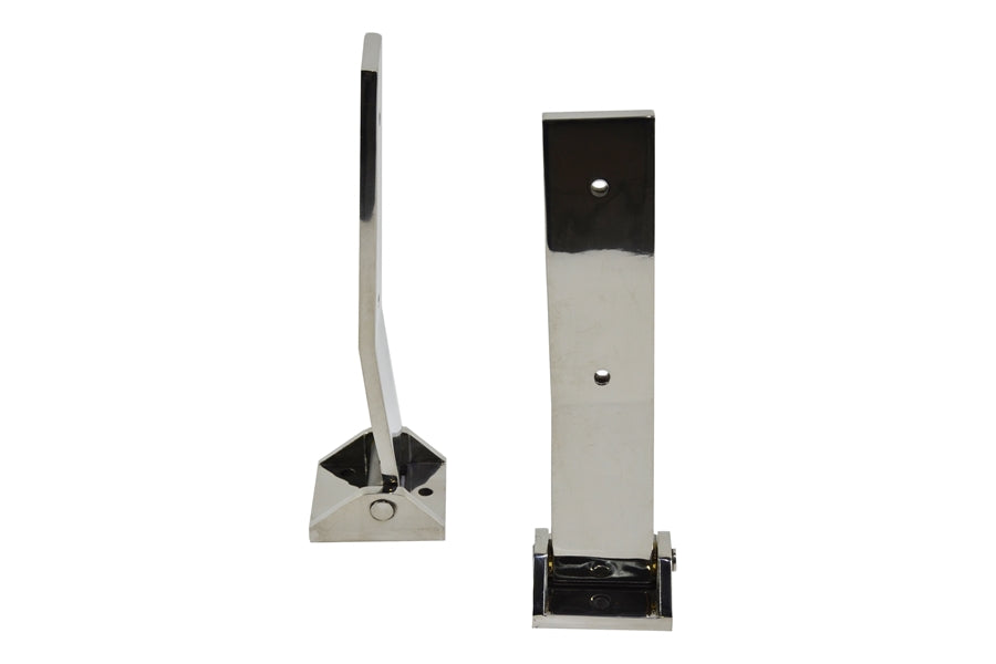 Kentrol Tailgate Hinge Set - Polished Silver