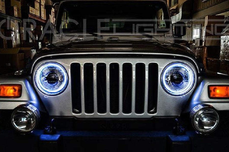 Oracle Surface Mount LED Headlight Halo Kit - Amber