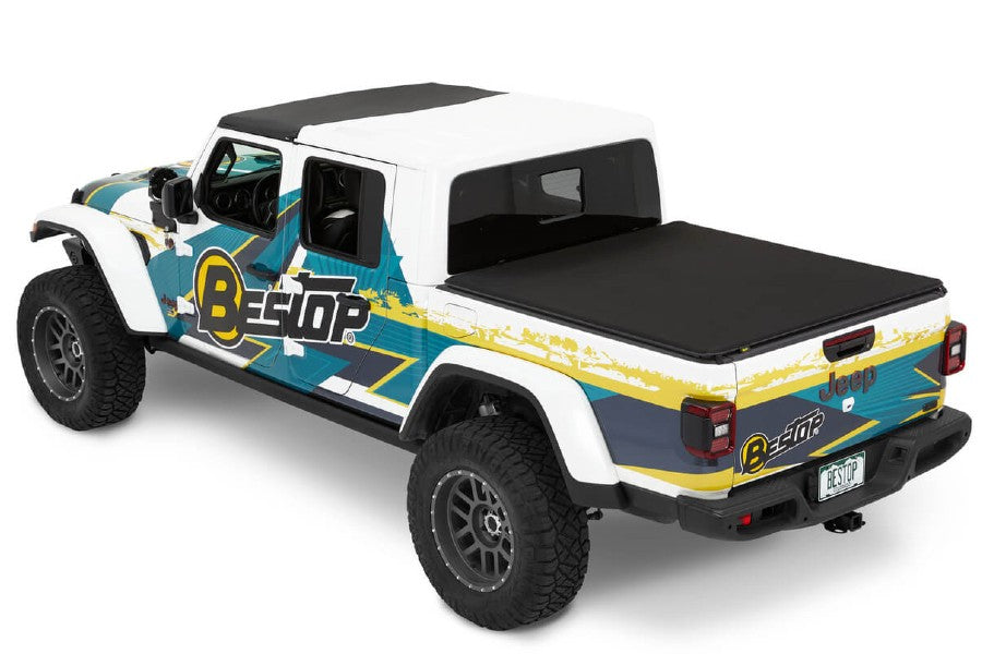 Bestop Supertop for Truck 2 Tonneau Cover, Black Twill