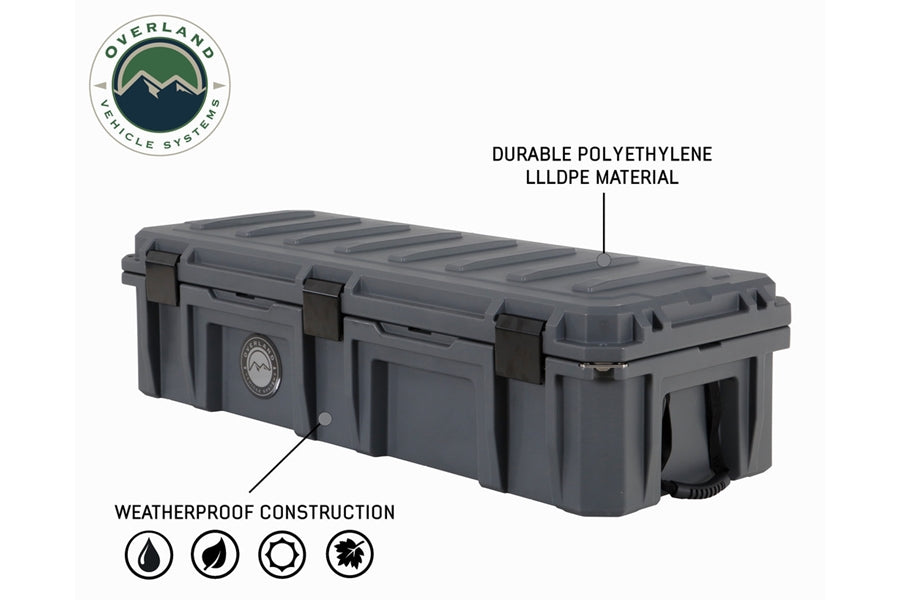 Overland Vehicle Systems Dark Grey Dry Storage Box - 117 QT