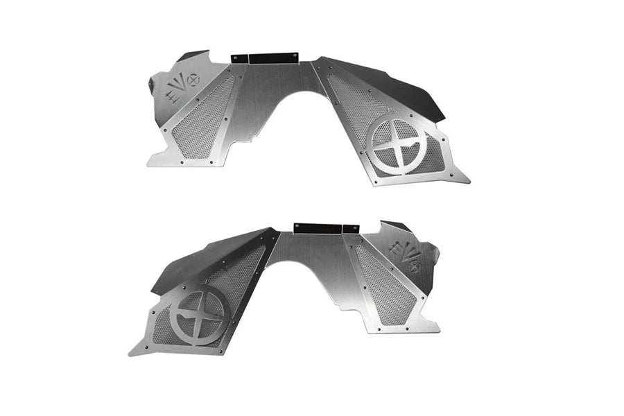 Evo Manufacturing Front Vented Inner Fenders for Coilover Suspensions - Black