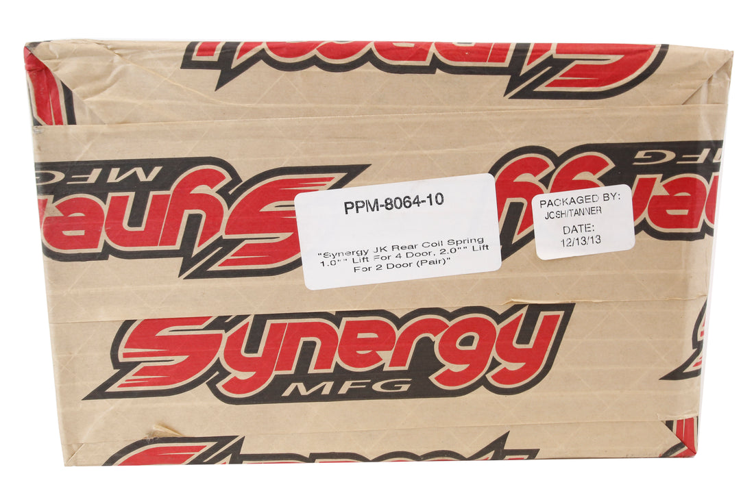 Synergy Manufacturing Coil Springs Rear 1in Lift 4-Dr/2in Lift 2-Dr