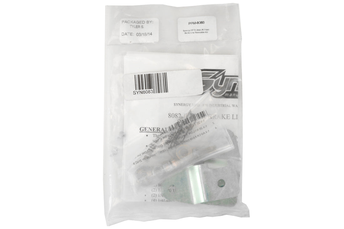 Synergy Manufacturing Brake Line Relocation Kit, Front
