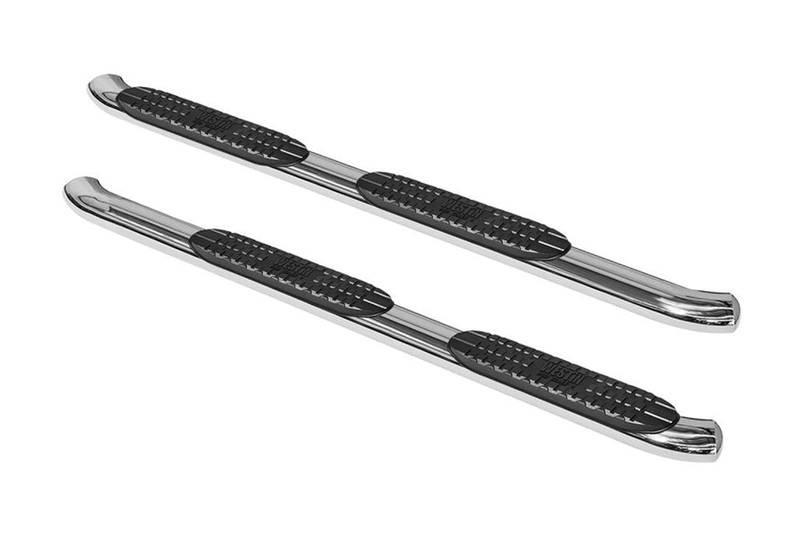 Westin PRO Traxx 4in Oval Nerf Step Bars - Stainless Steel