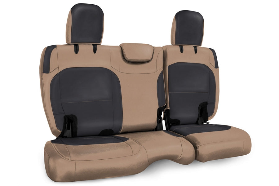 PRP Rear Seat Cover w/out Arm Rest, Black/Tan