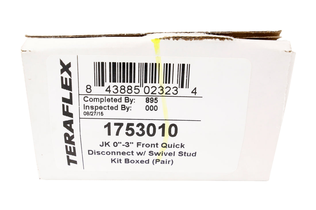 Teraflex Quick Disconnect Endlinks w/ Swivel Stud Kit 0-2.5in