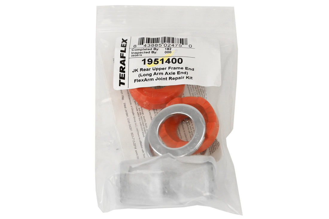 Teraflex JK FlexArm Joint Repair Kit w/ Red Bushing Rear Upper