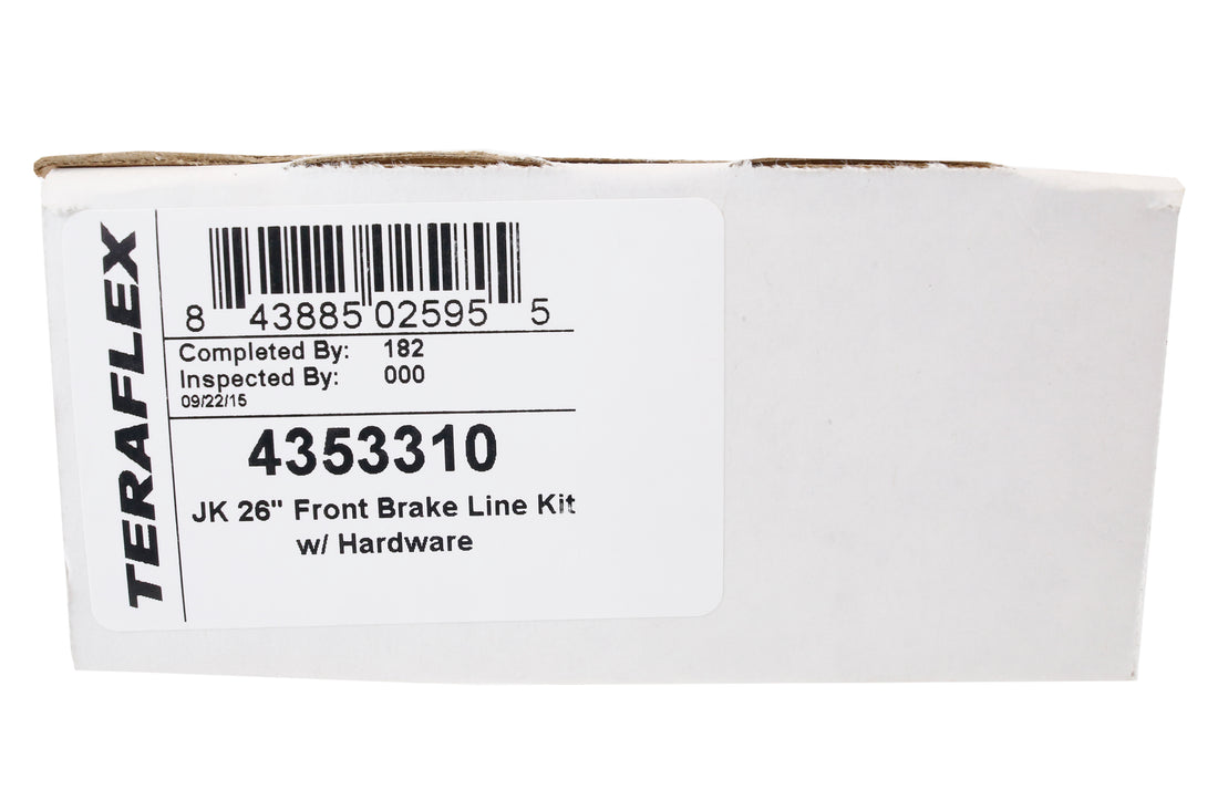 Teraflex Brake Line Kit Front 26in