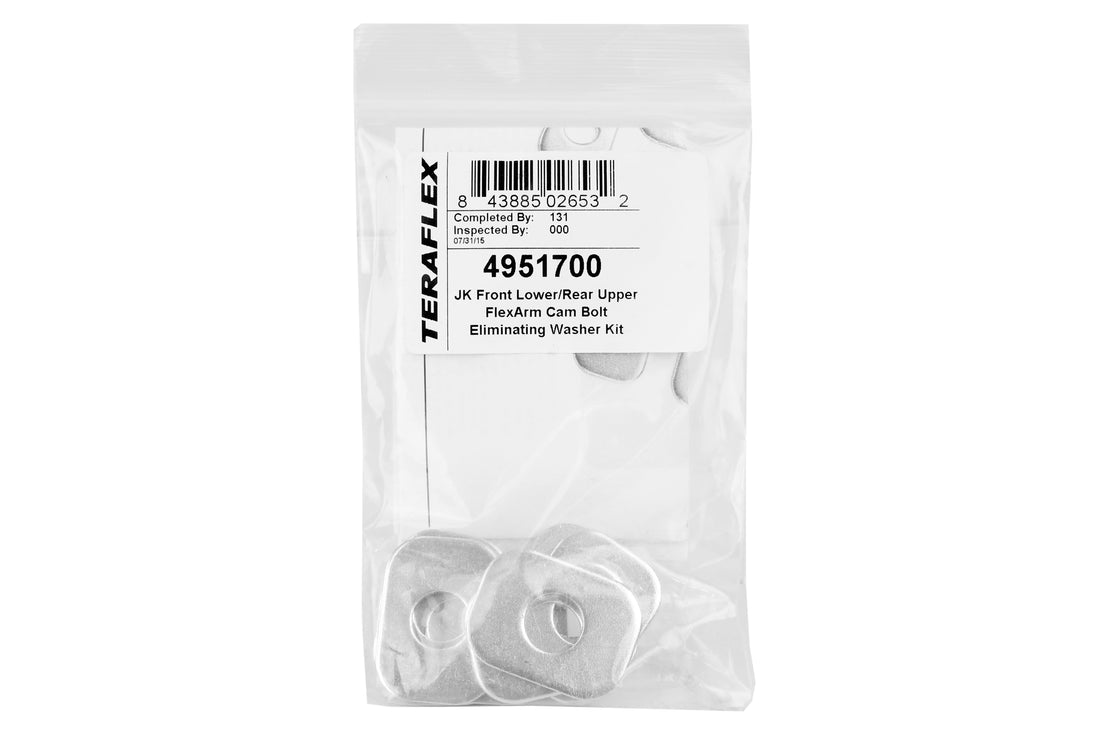 Teraflex FlexArm Cam Bolt Eliminator Washer Kit