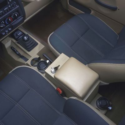 Tuffy Security Speaker/Storage Security Full Console  Dark Slate