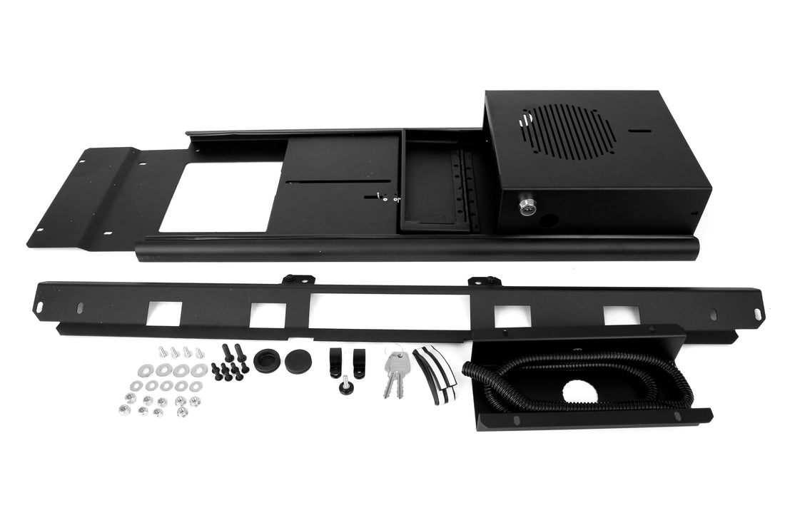 Tuffy Security Single Compartment Overhead Console Black