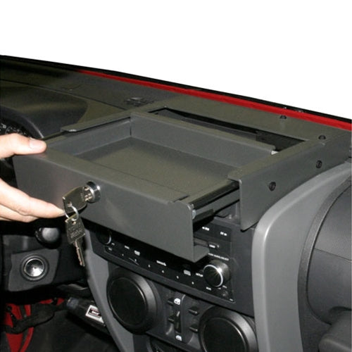 Tuffy Security Wrangler Flip-n-Lock Stereo Cover & Tray