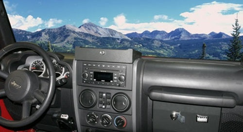 Tuffy Security Wrangler Flip-n-Lock Stereo Cover & Tray