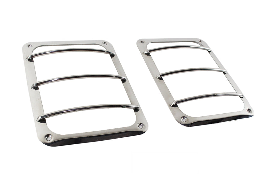 Kentrol Taillight Guard Set - Polished Silver