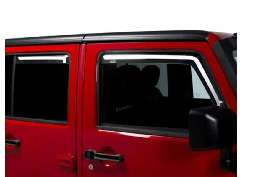 Putco Element Tinted Window Deflectors - In Channel Front & Rear Set