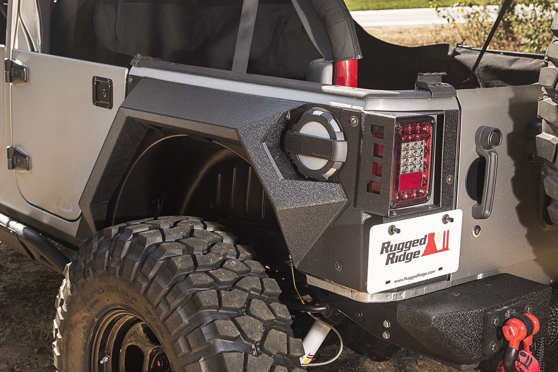 Rugged Ridge XHD Rear Armor Fenders