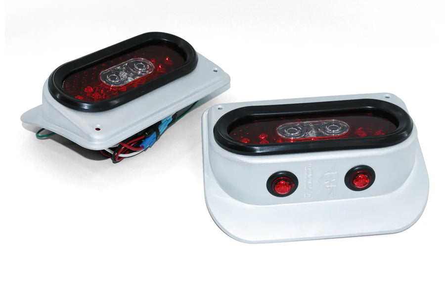 Combat Off Road Tail Gunner LED Tail Lights - Raw