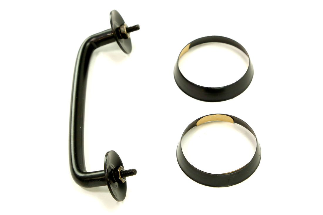 Rugged Ridge Windshield Tie Down Kit Black