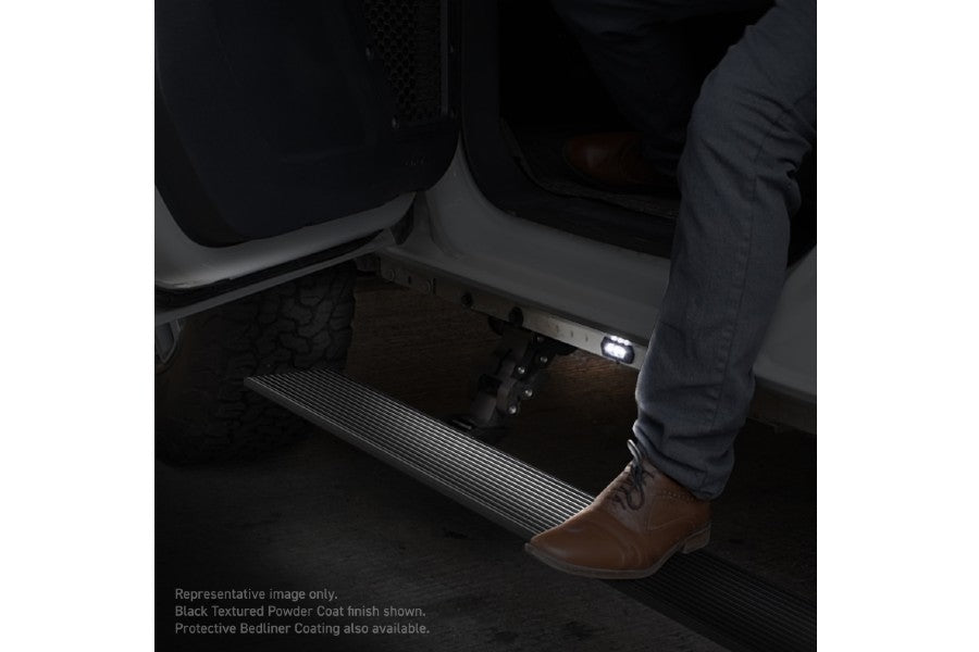Go Rhino E-Board E1 Electric Running Board Kit, Bedliner Coating