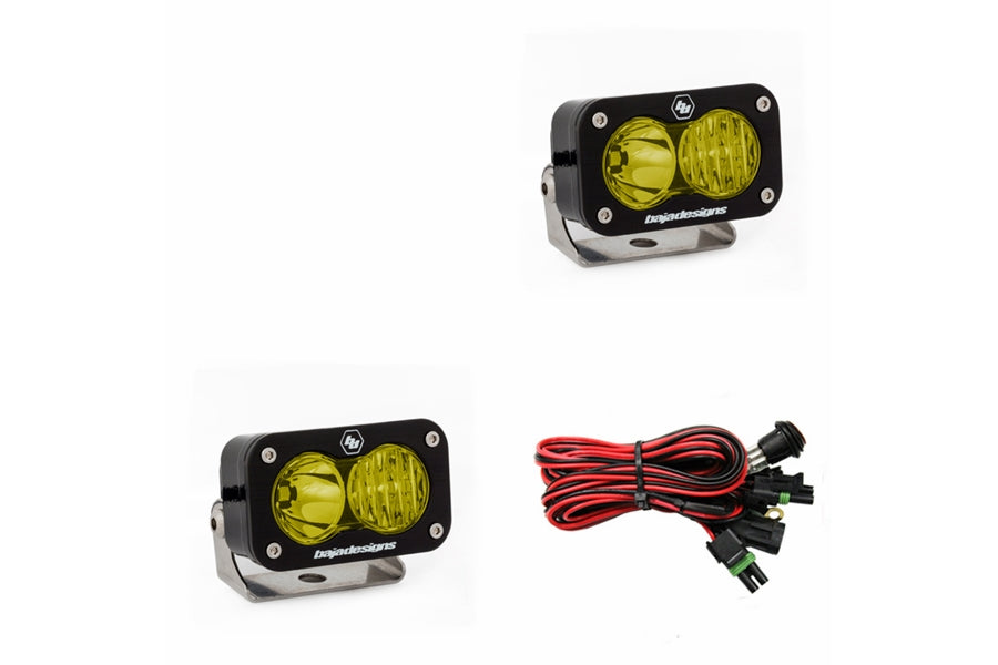 Baja Designs S2 Pro Combo LED Lights, Amber, Pair
