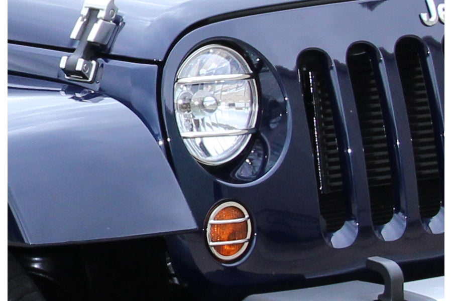 Kentrol Fog Light Cover Set - Polished Silver