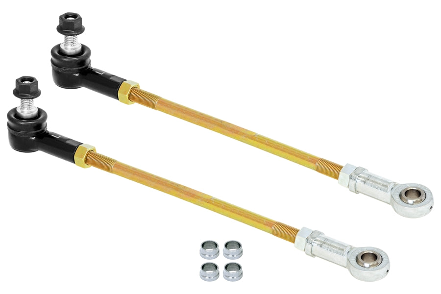 RockJock Adjustable Rear Sway Bar End Link Kit (12.5in Long) - Pair