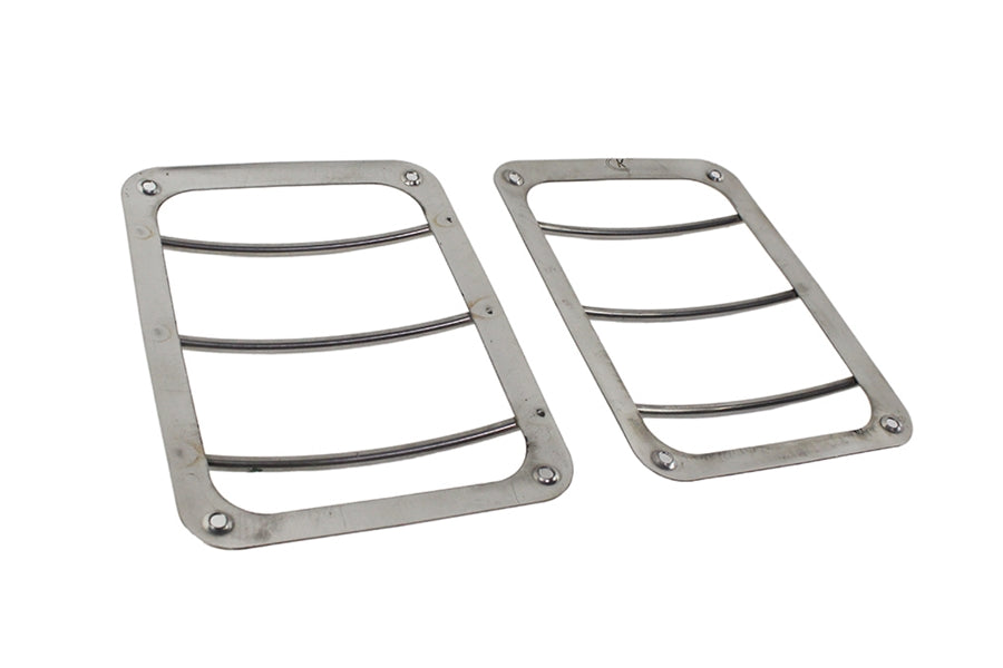Kentrol Taillight Guard Set - Polished Silver