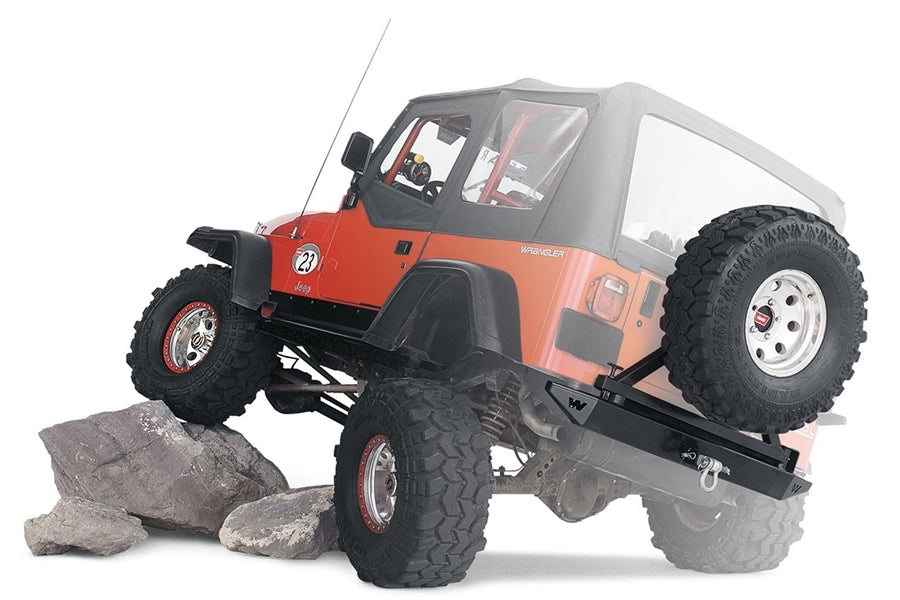 Warn Rear Bumper w/ Optional Tire Carrier