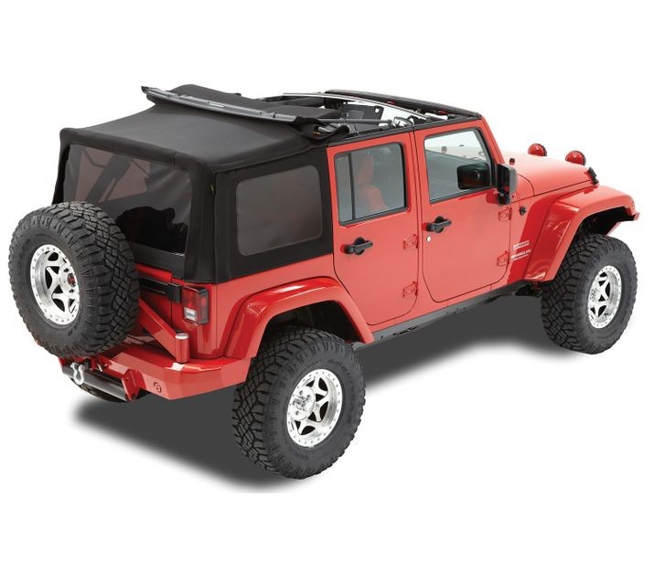 Bestop Replace-A-Top Black Twill Soft Top Replacement Fabric