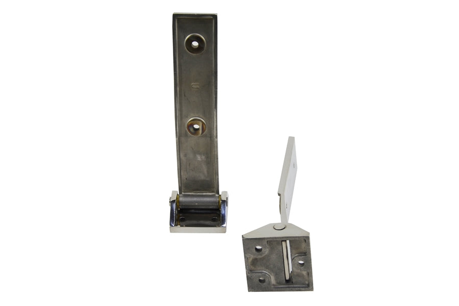 Kentrol Tailgate Hinge Set - Polished Silver
