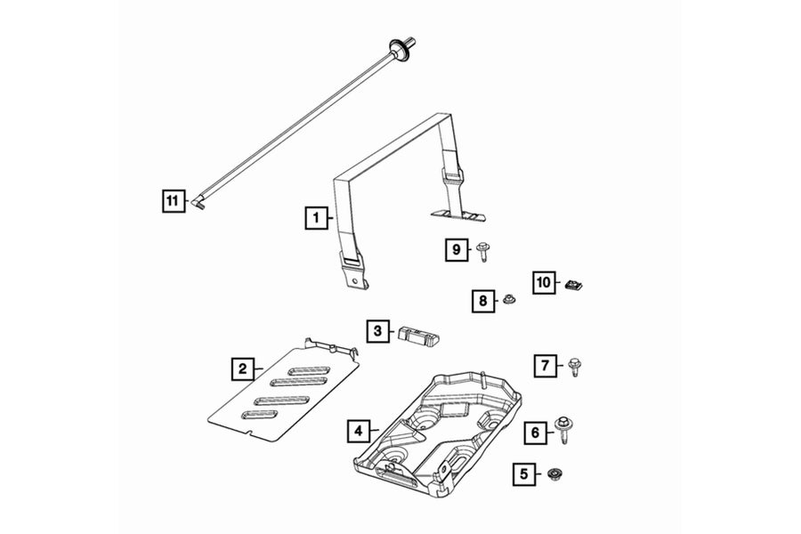 Mopar OEM Hood Catch Nut/Washer