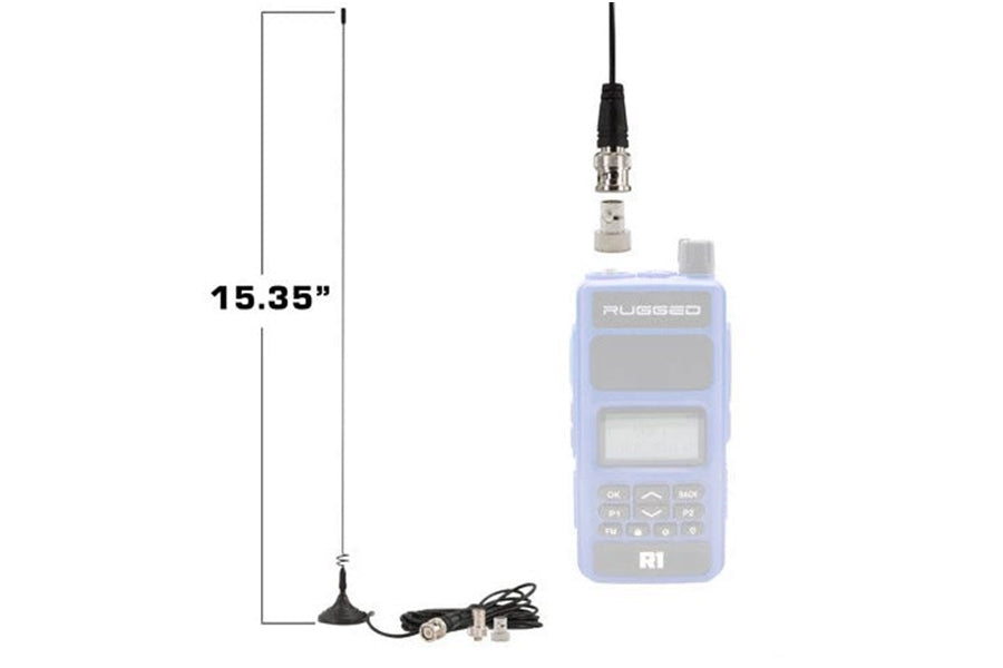 Rugged Radios Magnetic Mount Dual Band Antenna