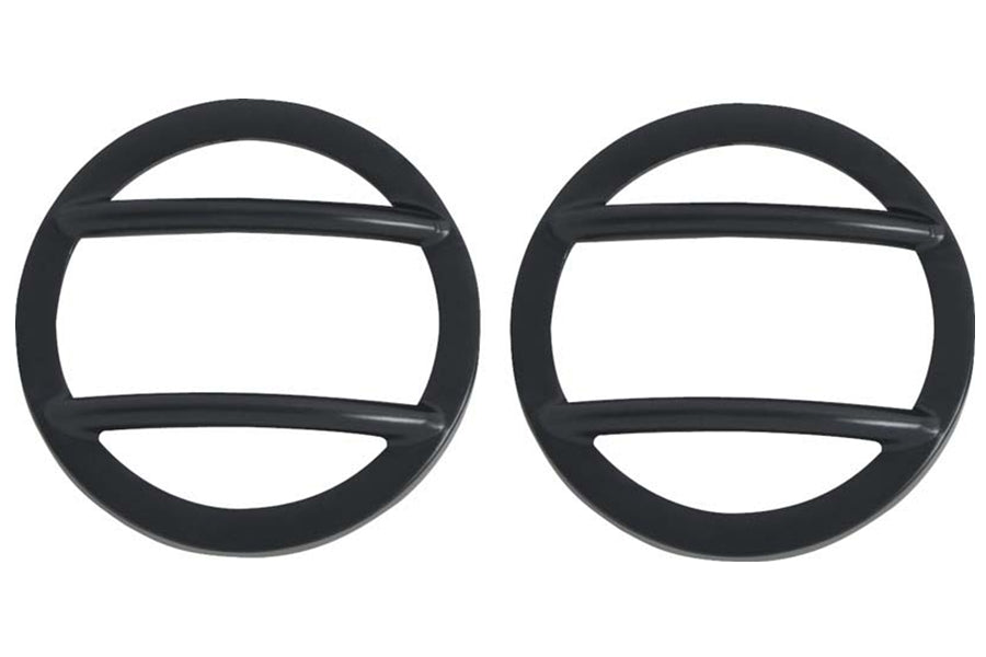 Kentrol 6-Pieces Headlight and Marker Cover Set - Powdercoat Black