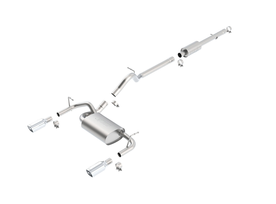 Borla Performance Touring Dual Cat-Back Exhaust System w/Polished Tip