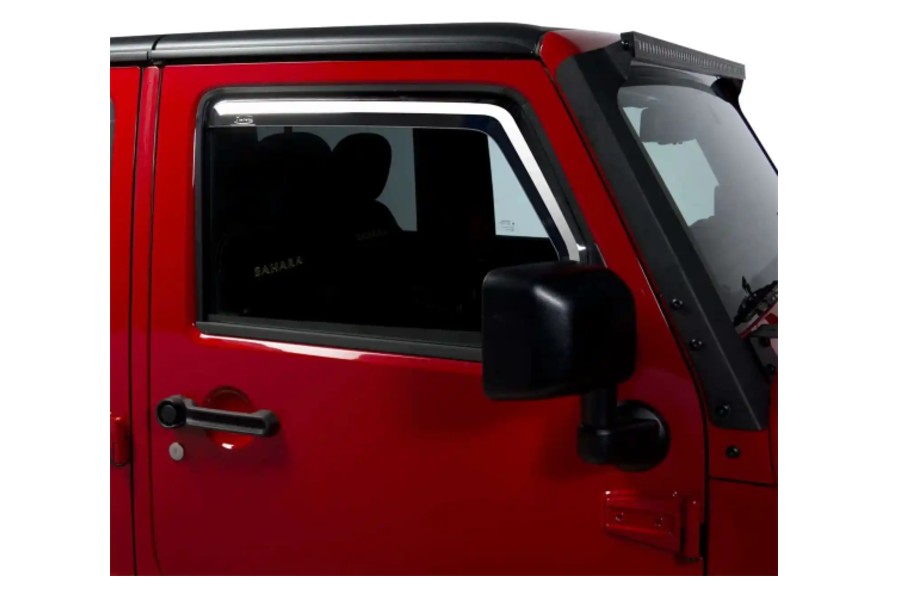 Putco Element Tinted Window Deflectors - In Channel Front  Set