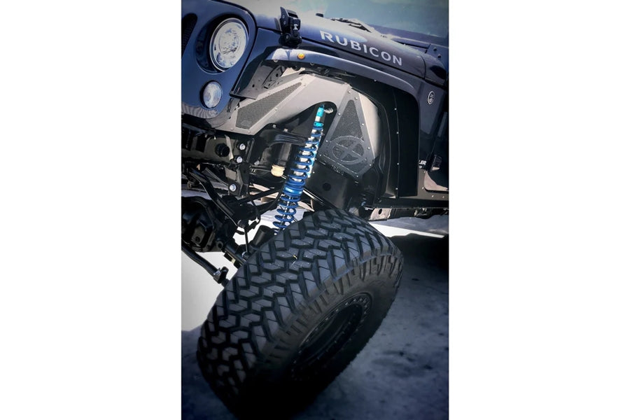 Evo Manufacturing Front Vented Inner Fenders for Coilover Suspensions - Black
