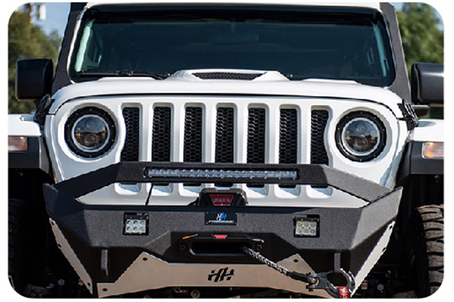 Quake LED Tempest Series 9in White DRL Halo / Amber Turn Signal Headlights