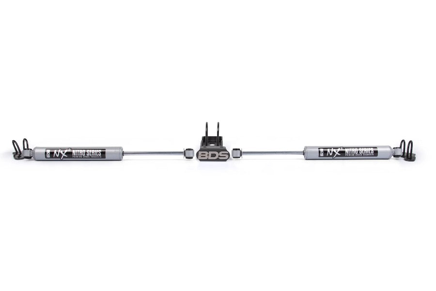 BDS Suspension Dual Steering Stabilizer Kit W/ NX2 Shocks