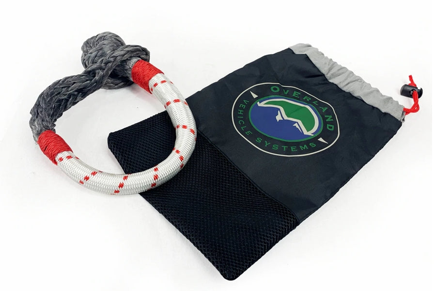 Overland Vehicle Systems Soft Shackle & Recovery Ring Combo Pack