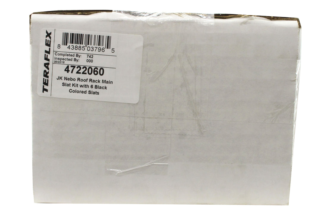 Teraflex Nebo Roof Rack Cargo Slat Kit -Black 6 Piece
