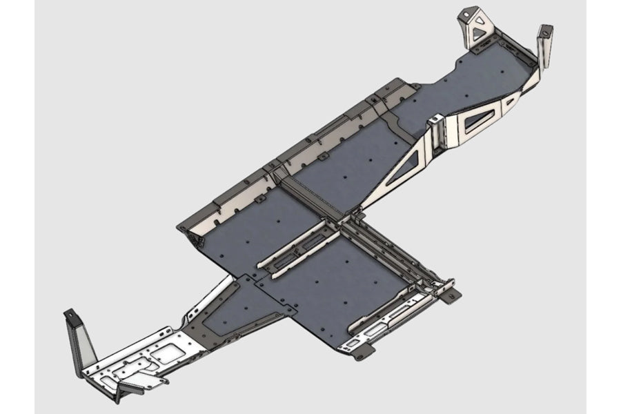Next Venture Motorsports 7000-Series Aluminum Belly Skids, Includes E-Torque Skid