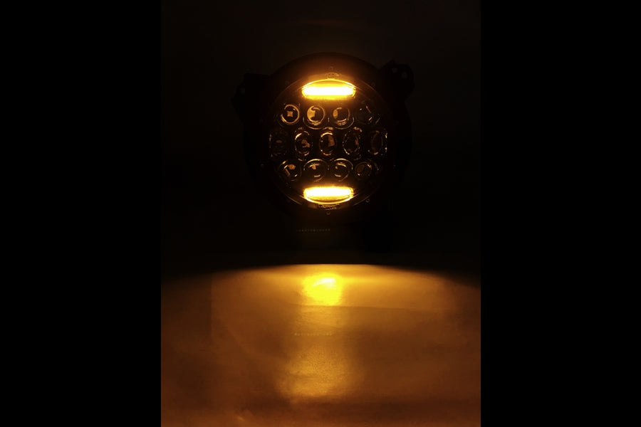 Quake LED Tempest Series 7in RGB Headlights - Quad Lock/Interlock Compatible