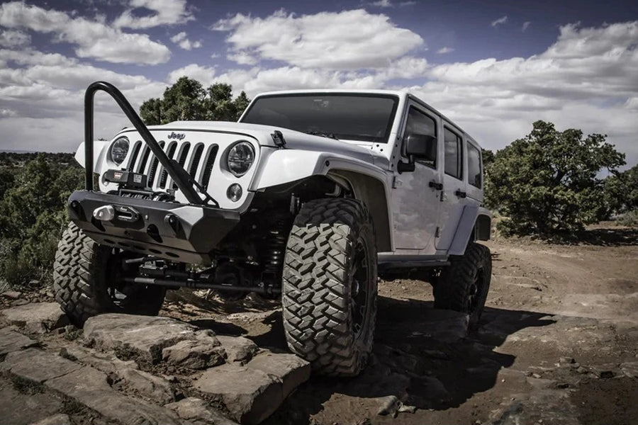 Crawltek Pyro Stubby Front Bumper - Black