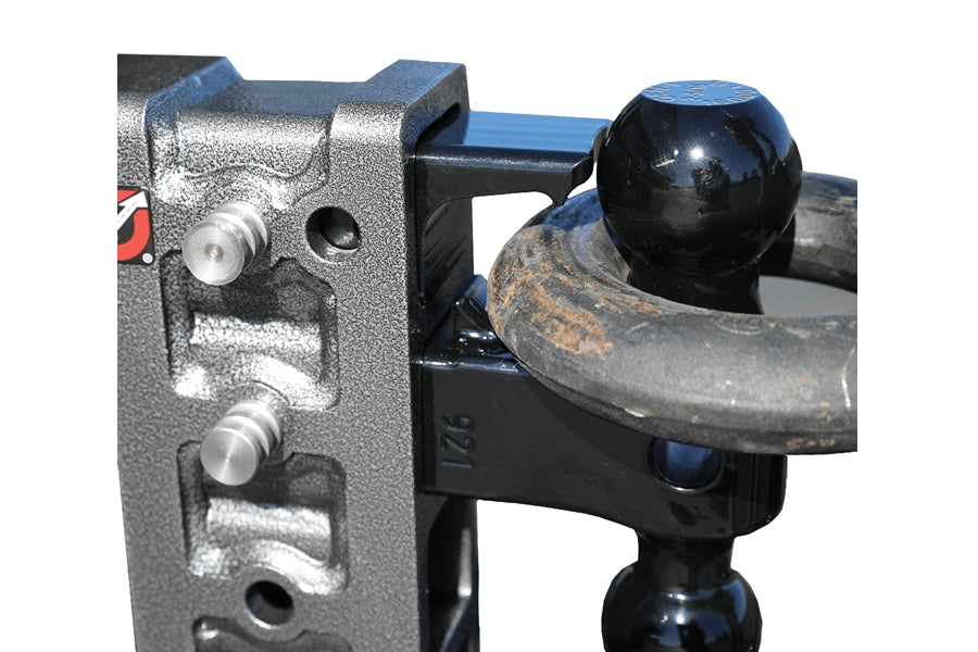 GEN-Y Hitch Mega-Duty 7.5in Drop Hitch w/ Dual-Ball Mount and Pintle Lock
