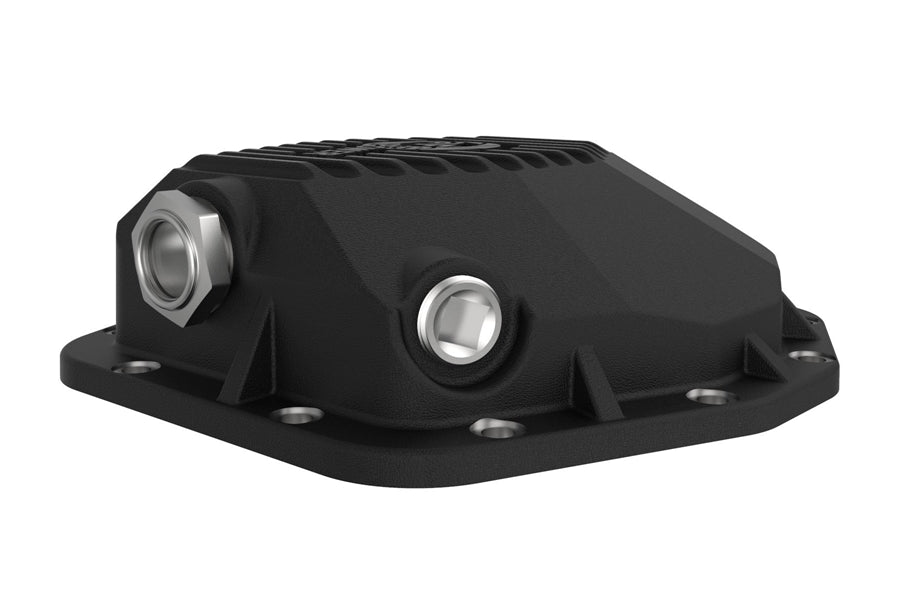 aFe POWER Pro Series D44 Rear Differential Cover Black w/ Machined Fins