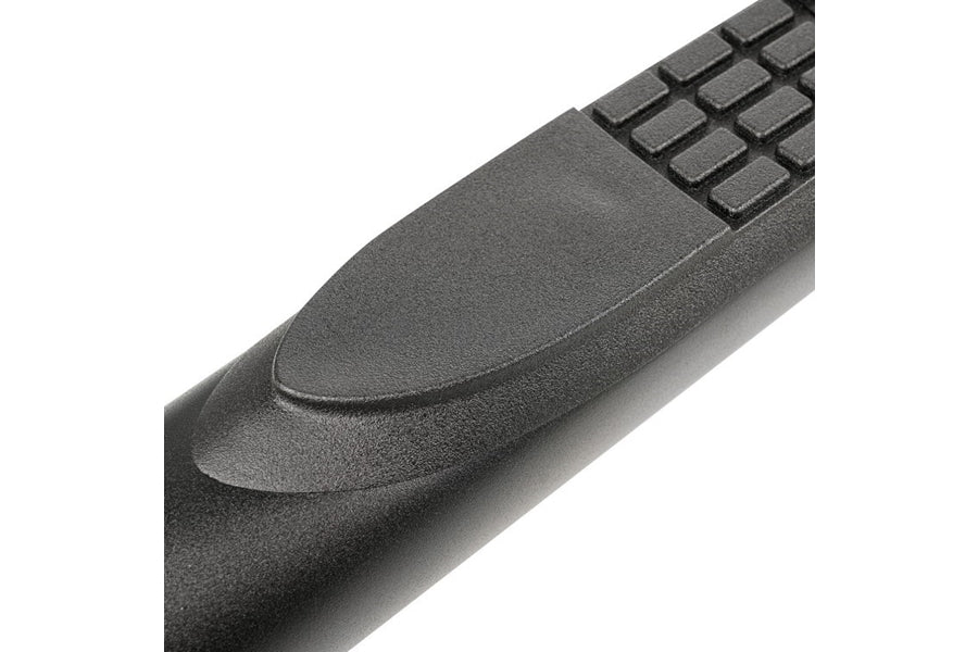 Rugged Ridge 3in Round Side Steps - Fine Textured Black